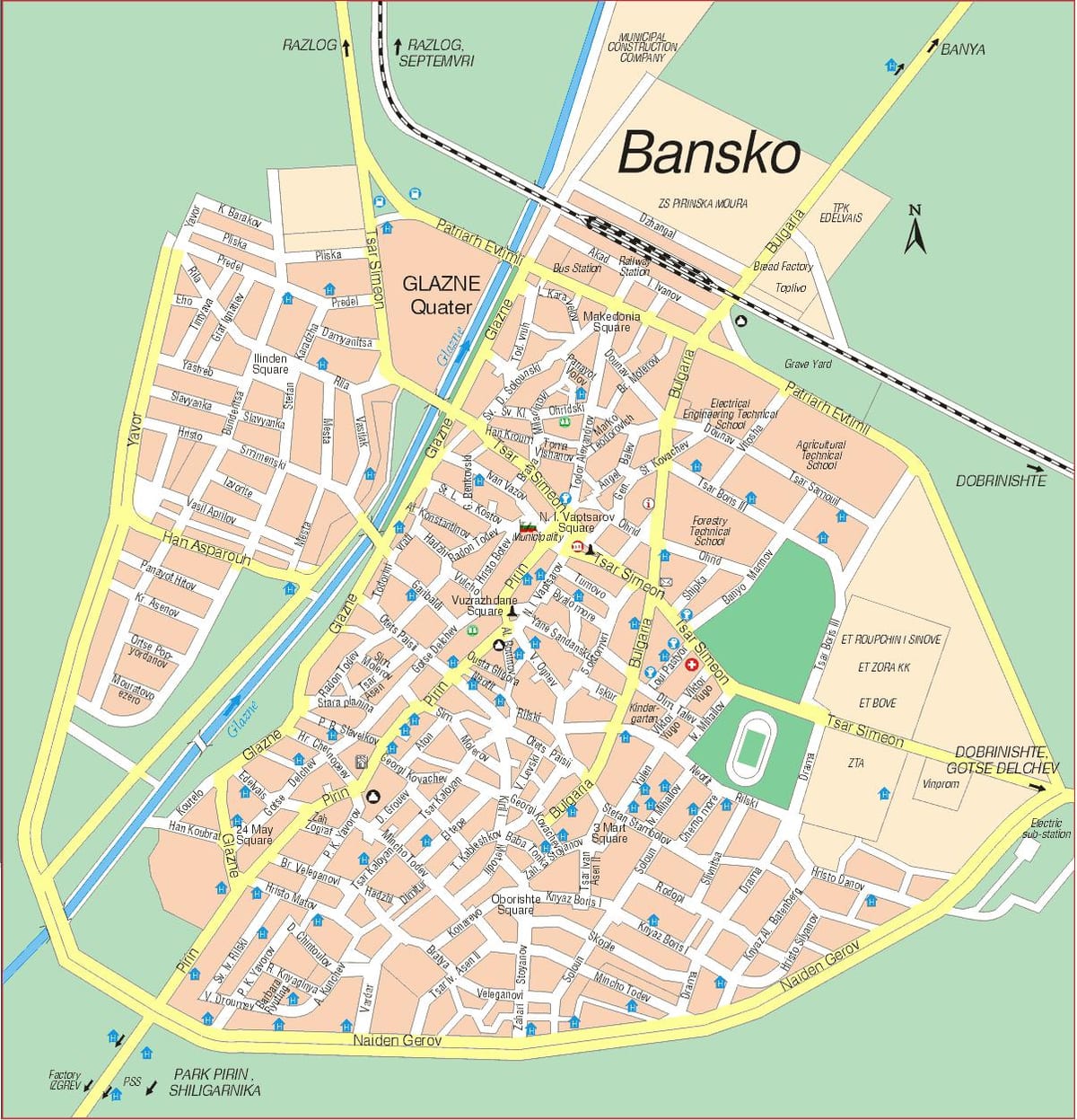 بلغاریہ bansko نقشہ