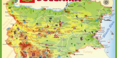 بلغاریہ سیاحت کا نقشہ