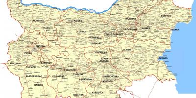 بلغاریہ ملک کا نقشہ